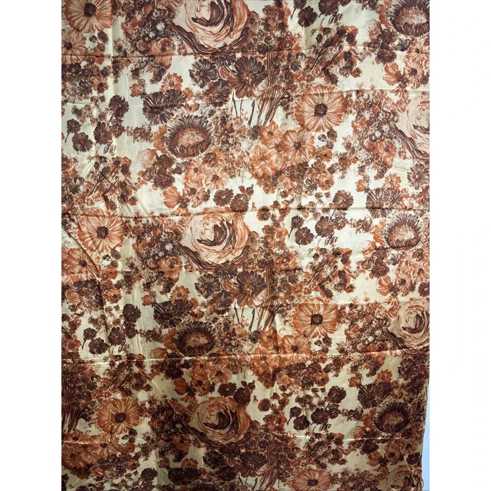 Vintage Polyester Maximalist Print Fabric 2.75 yds by 45 In ( 8ftx3.75ft)